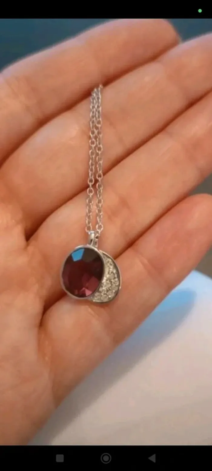 Parure Swarovski Argent Améthyste - photo numéro 2