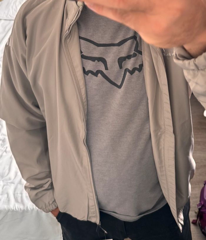 Veste coupe vent zippée homme taille M neuve sous blister - photo numéro 3