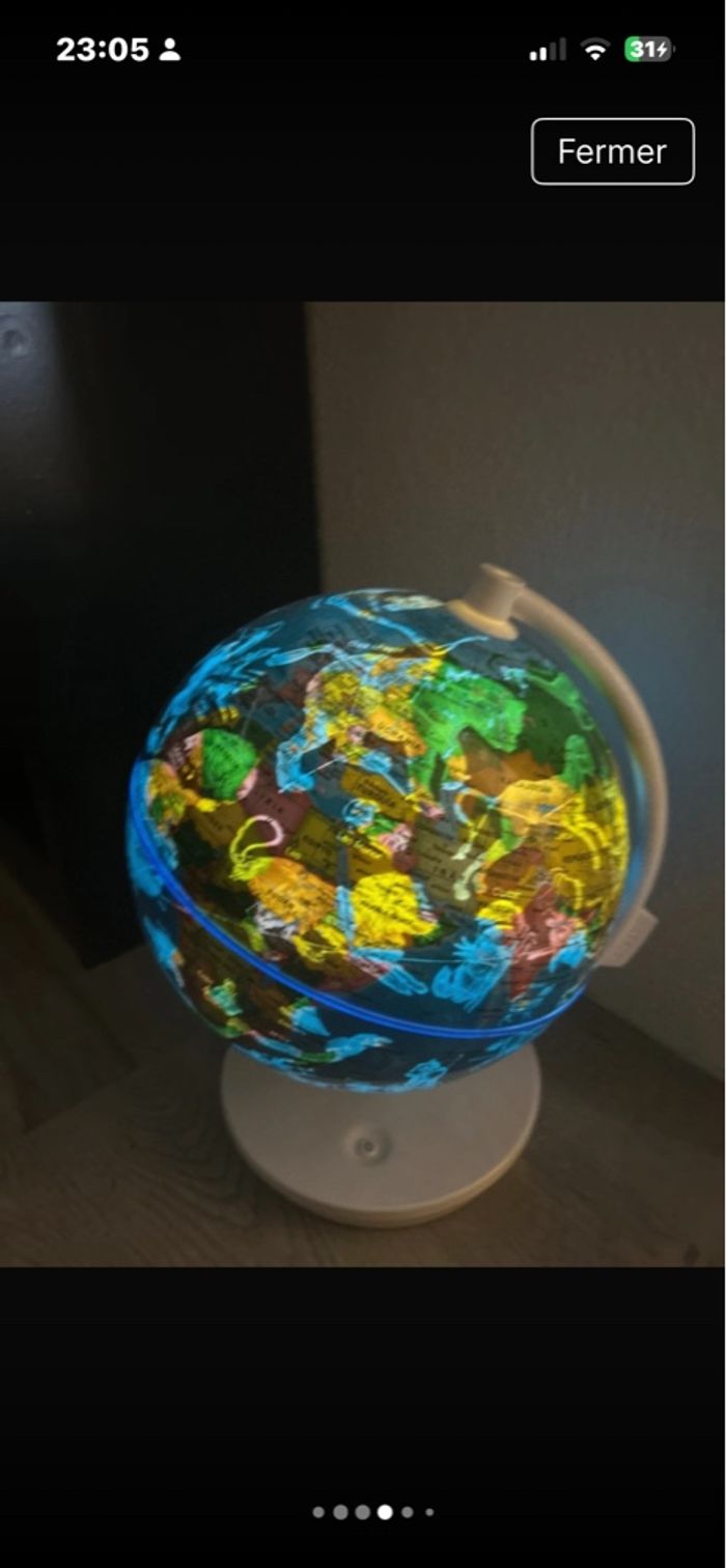 Globe lumineux enfant - photo numéro 6