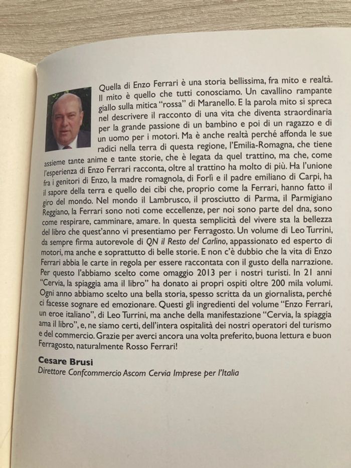 Livre "Enzo Ferrari – Un Eroe Italiano" - photo numéro 3