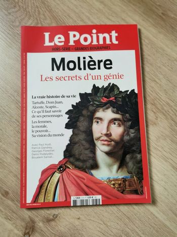Le Point H.S.- grandes biographies Molière. Les secrets d'un génie