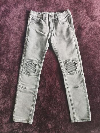 Jeans slim gris clair C et A 10 ans boy