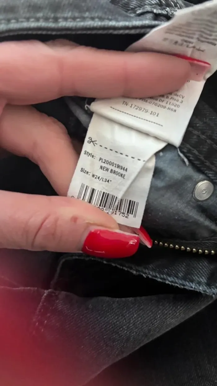 👖 Jean noir taille regular taille 34 XS #pepejeans - photo numéro 14