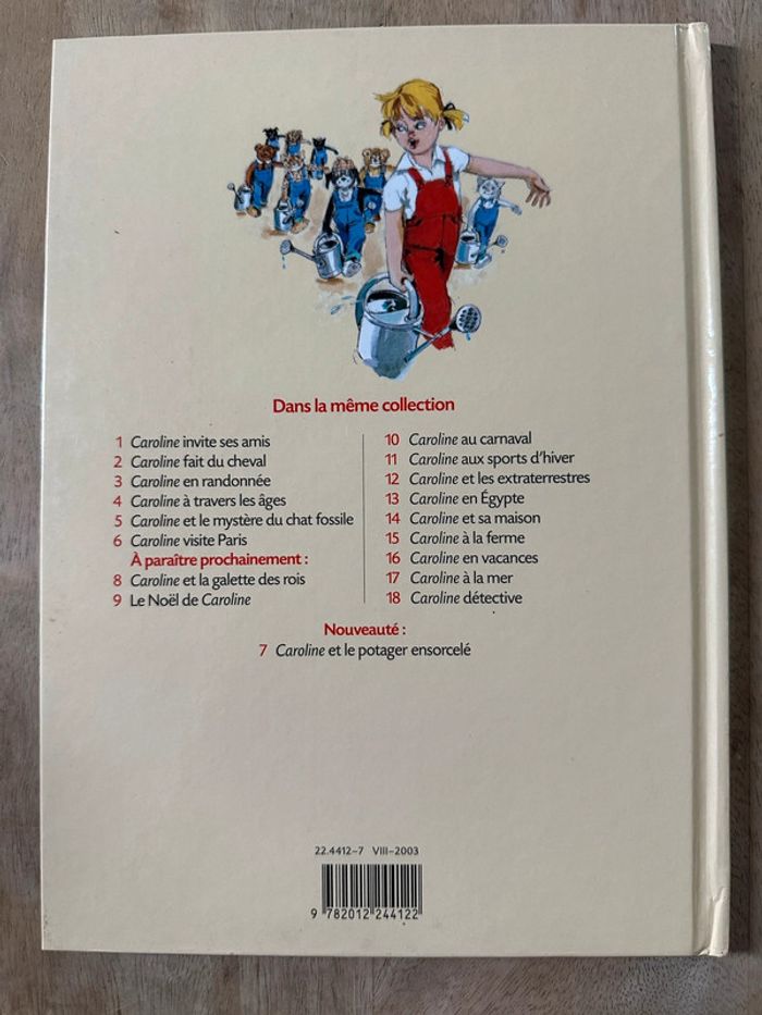 Livre rare difficile à trouver Caroline et le potager ensorcelé jardin bd album Pierre Probst - photo numéro 2