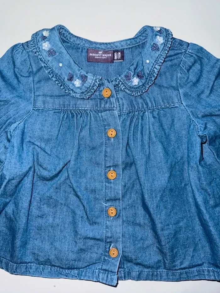 Chemise + boléro Sergent major 9 mois - photo numéro 2