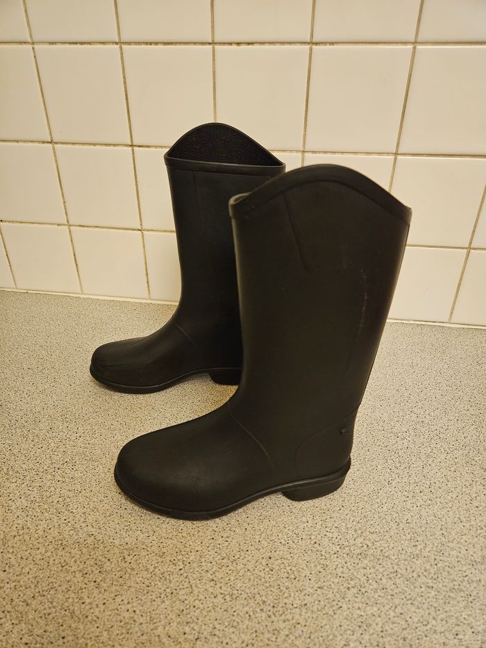 Bottes équitation  Fouganza P 29 noir - photo numéro 6