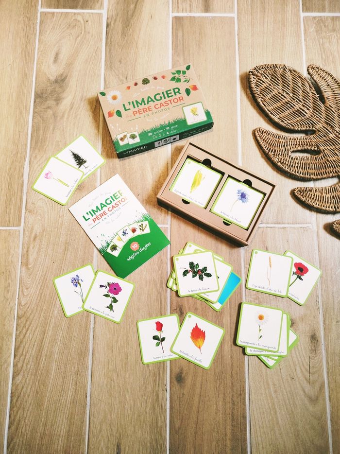 🍁Coffret 10 jeux éducatifs sur la nature L'imagier Du Père Castor
