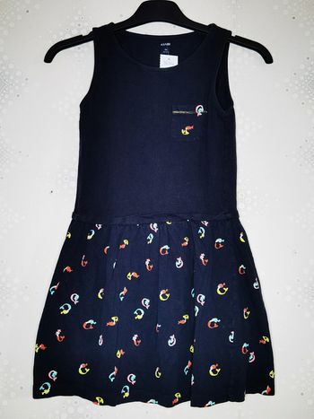 D4184 - robe fille 8 ans