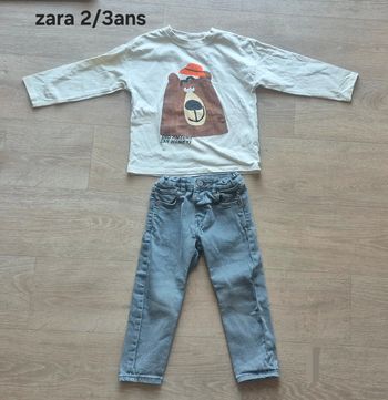 Jeans et Tee-shirt ml zara