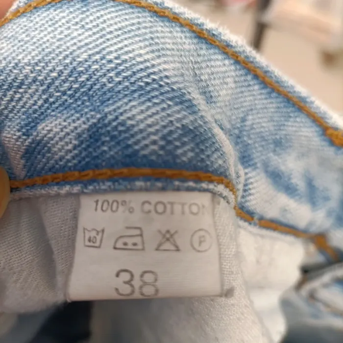 Jean - Polo Jeans - W34 Taille 44 - bleu clair 100% coton A186 - photo numéro 8