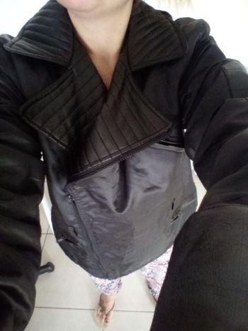 Veste zippée mi saison simili taille 1