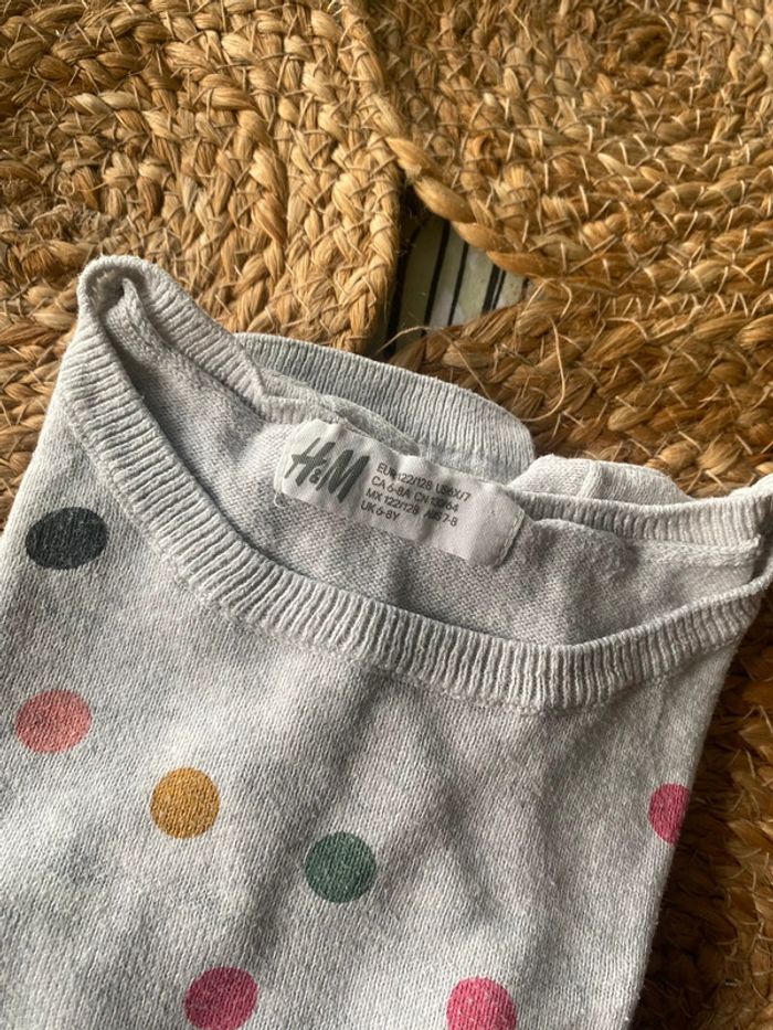 Lot 2 pulls fins 🍓 8 ans - H&M et In extenso - photo numéro 2