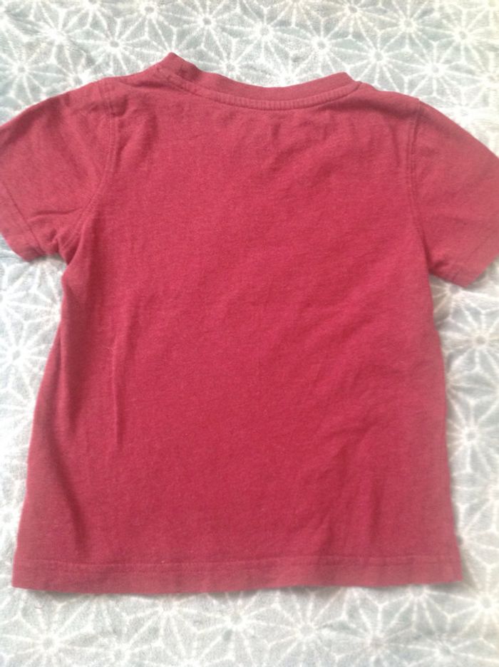 Tee-shirt rouge Timberland - 4 ans - photo numéro 4