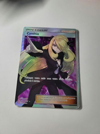 Carte pokémon dresseur Cynthia