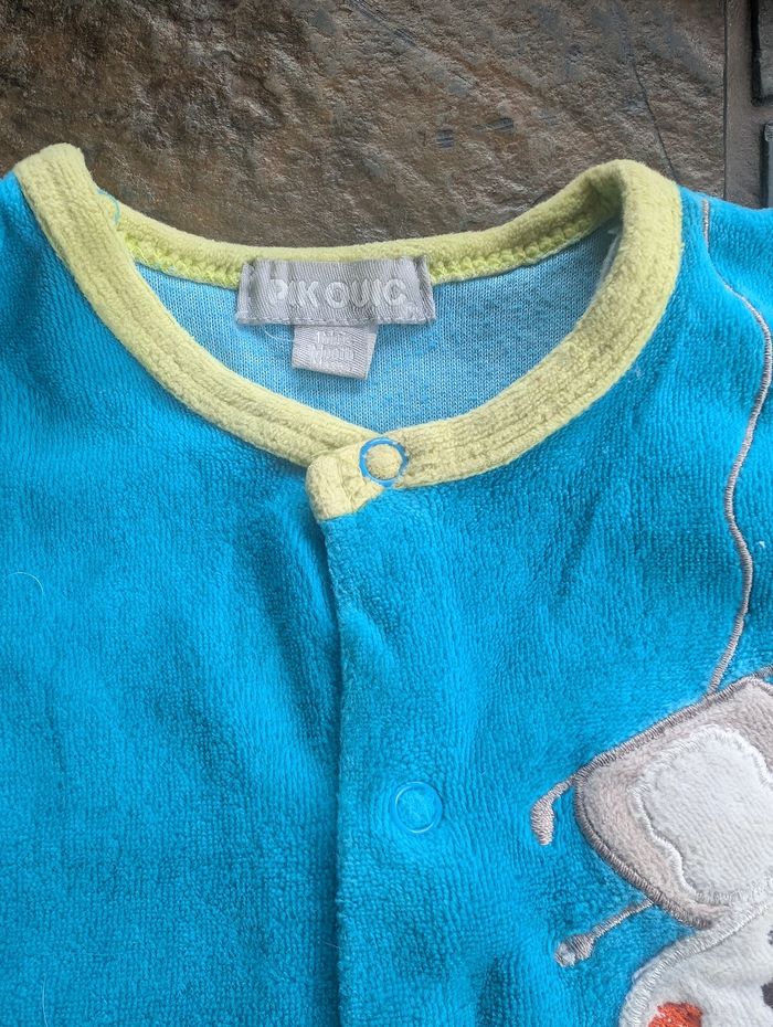 Pyjama hiver velours pik ouic 1 mois - photo numéro 4
