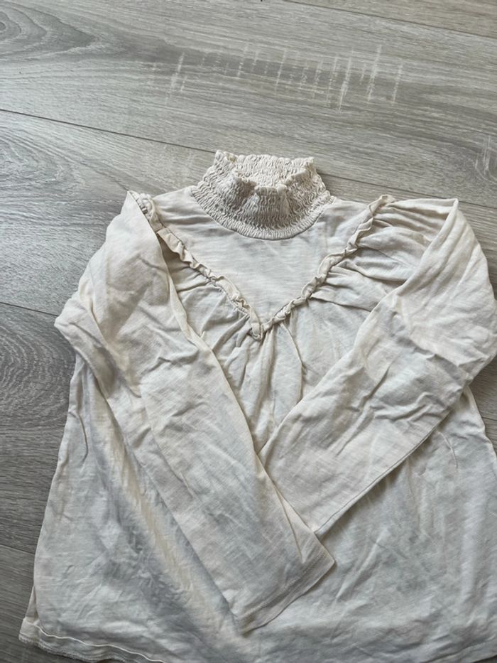 Lot 4 teeshirt manche longue 5 a 6 ans fille - photo numéro 6