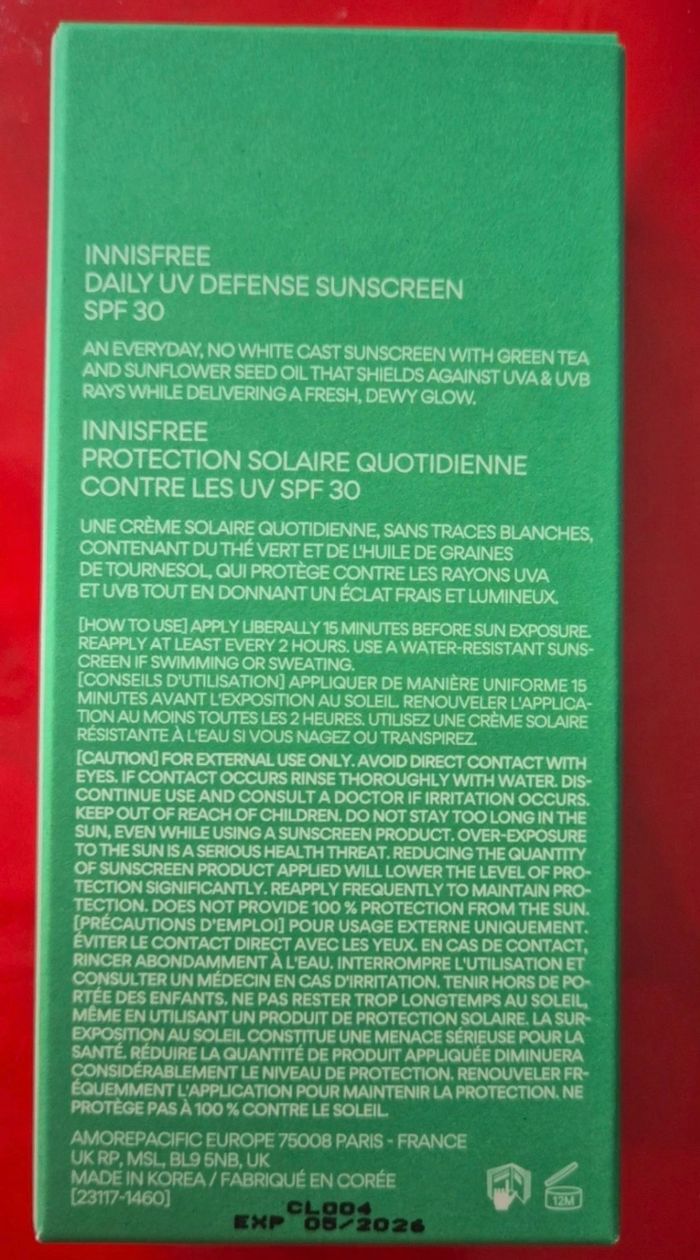 Crème solaire  spf 30 hydratante sans tâche blanche ni brillance (-65% du prix mag) - photo numéro 3