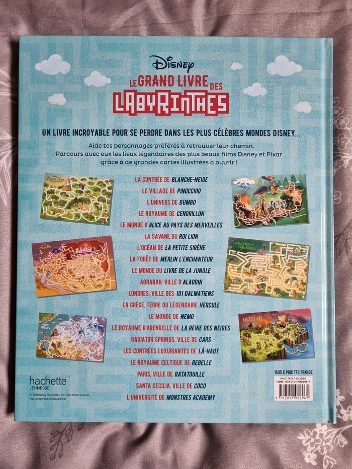 Le grand livre des labyrinthes Disney - photo numéro 2