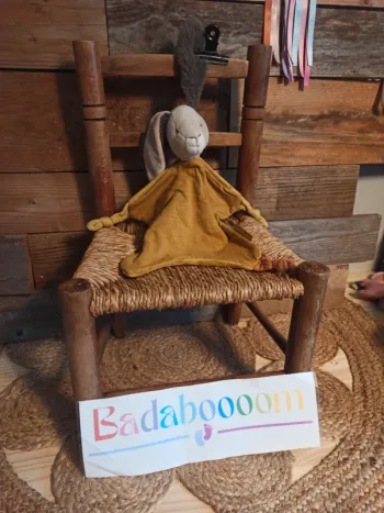 Doudou lapin ocre Moulin roty BE