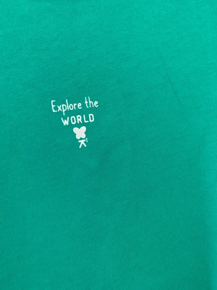 T-shirt vert fille – 8 ans / 128 cm - photo numéro 2