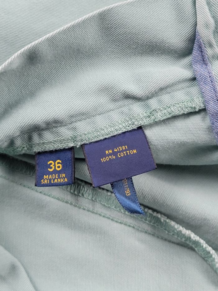 Bermuda Polo Ralph Lauren vert clair taille 36 – très bon état - photo numéro 6