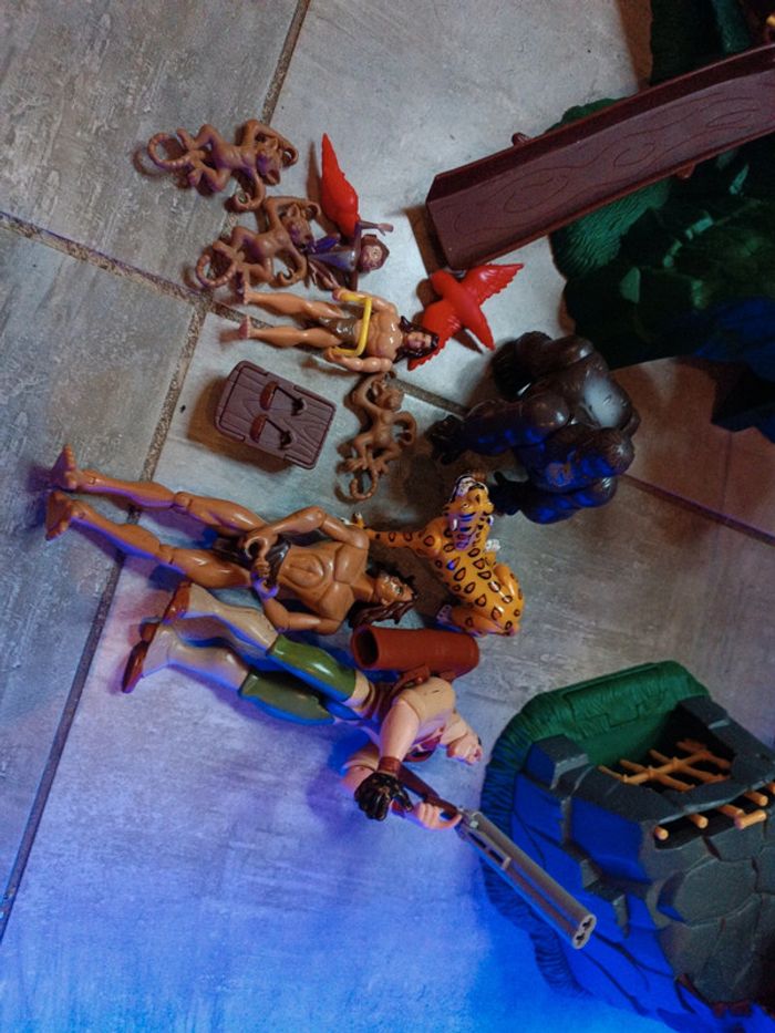 Disney Heroes héros tarzan Disney arbre tree maison house treehouse famosa figurine Playset figura - photo numéro 20