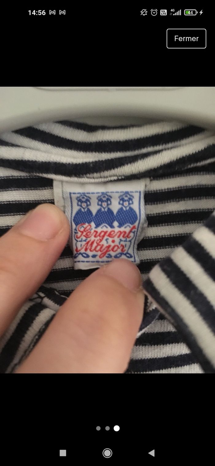 Gilet sergent major 18 mois - photo numéro 3