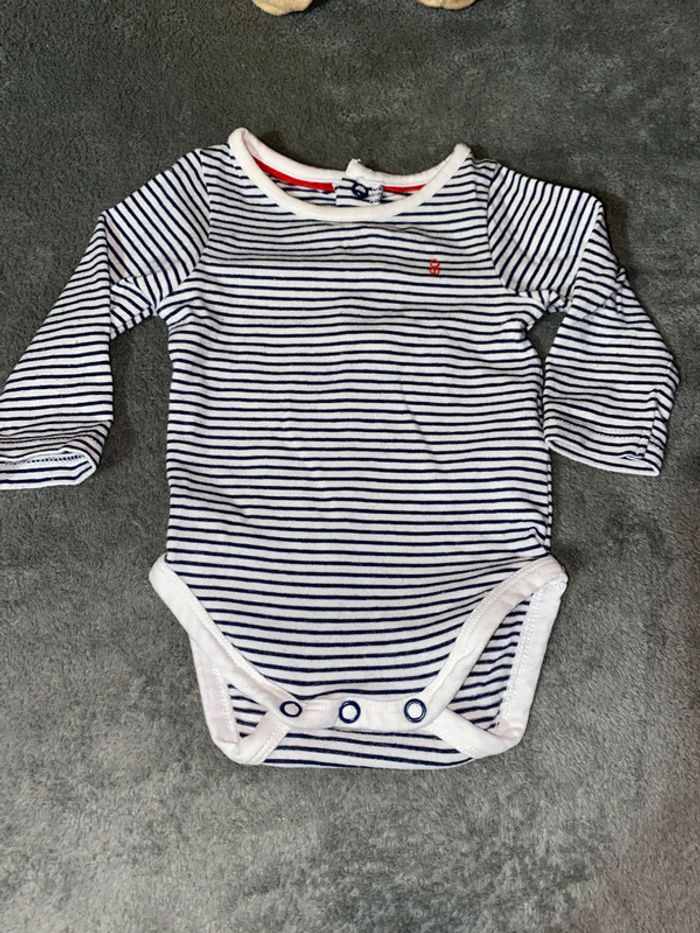 Body manches longues à rayures