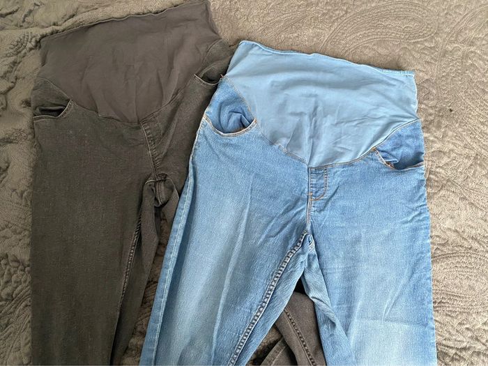 Lot 2 jeans de grossesse