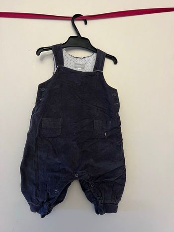 Salopette velours 6 mois