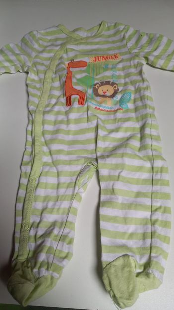 Pyjama fin jungle. 3 mois