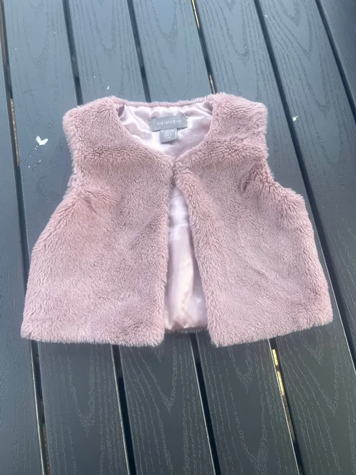 Gilet sans manche bébé fille
