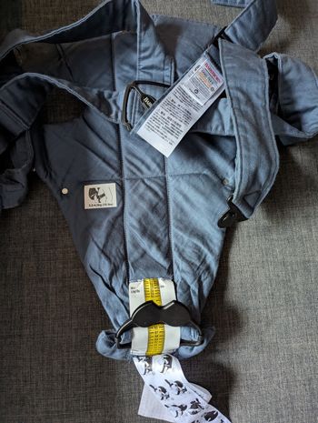 Porte bébé Baby carrier mini 0 à 1 an de couleur bleu