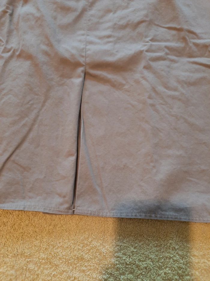 Jupe en coton beige Camaïeu 40 - photo numéro 3
