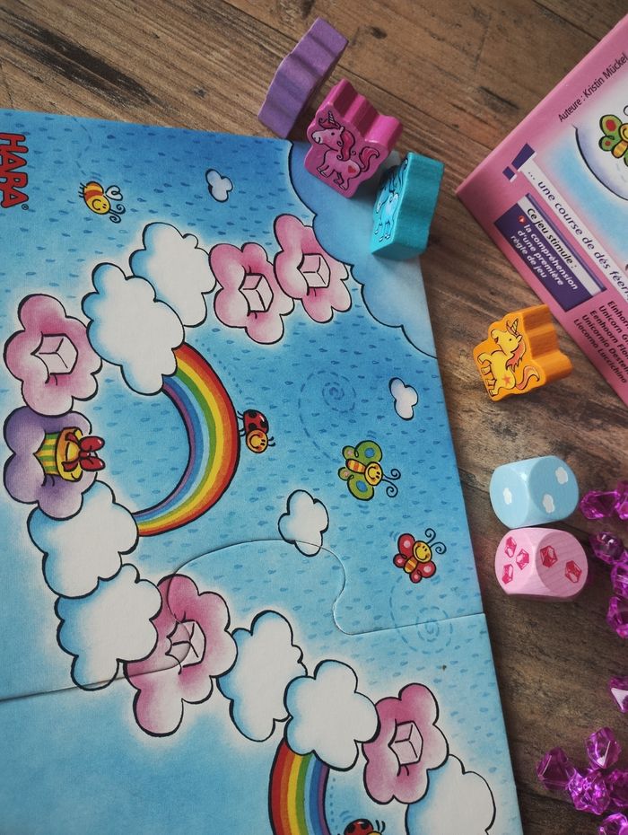 Jeu haba licornes dans les nuages - photo numéro 3