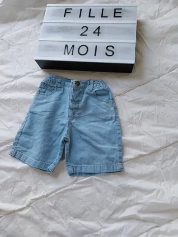 Short fille 24 mois