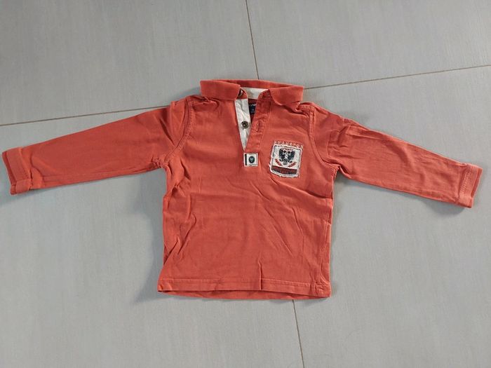 Polo couleur rouille