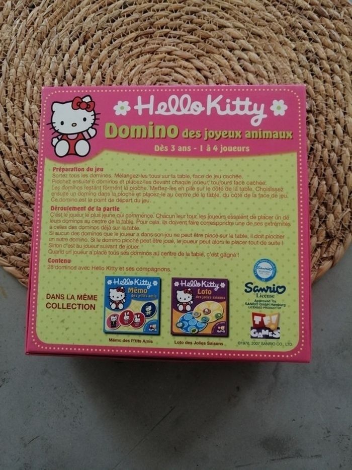 Domino des JOyeux animaux Hello Kitty - photo numéro 3