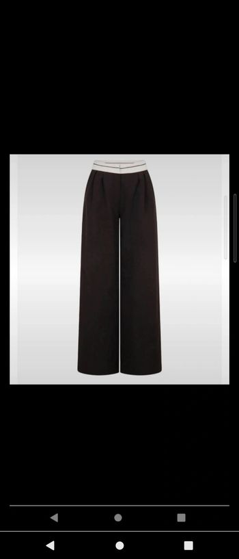 Pantalon wide leg