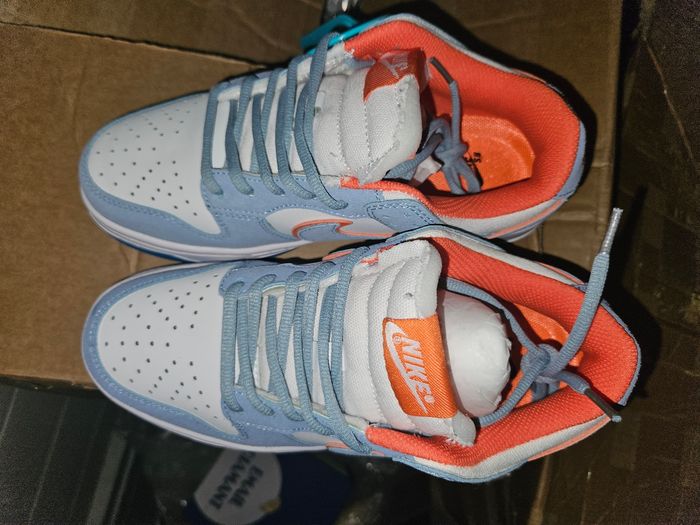Basket chaussure taille 39 neuve bleu orange - photo numéro 2