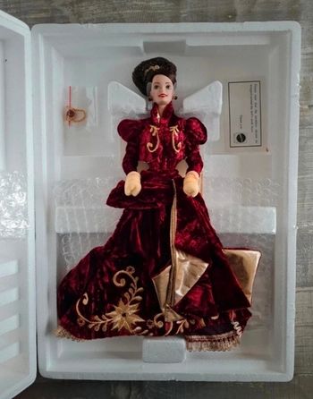 Barbie porcelain holiday ball