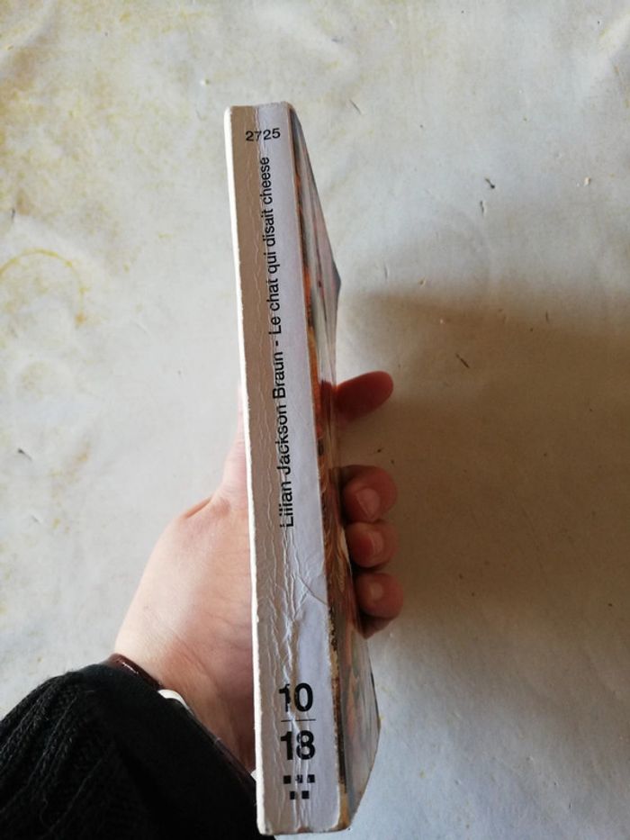 Livre 10/18 grands detectives. Le chat qui disait cheese. - photo numéro 3