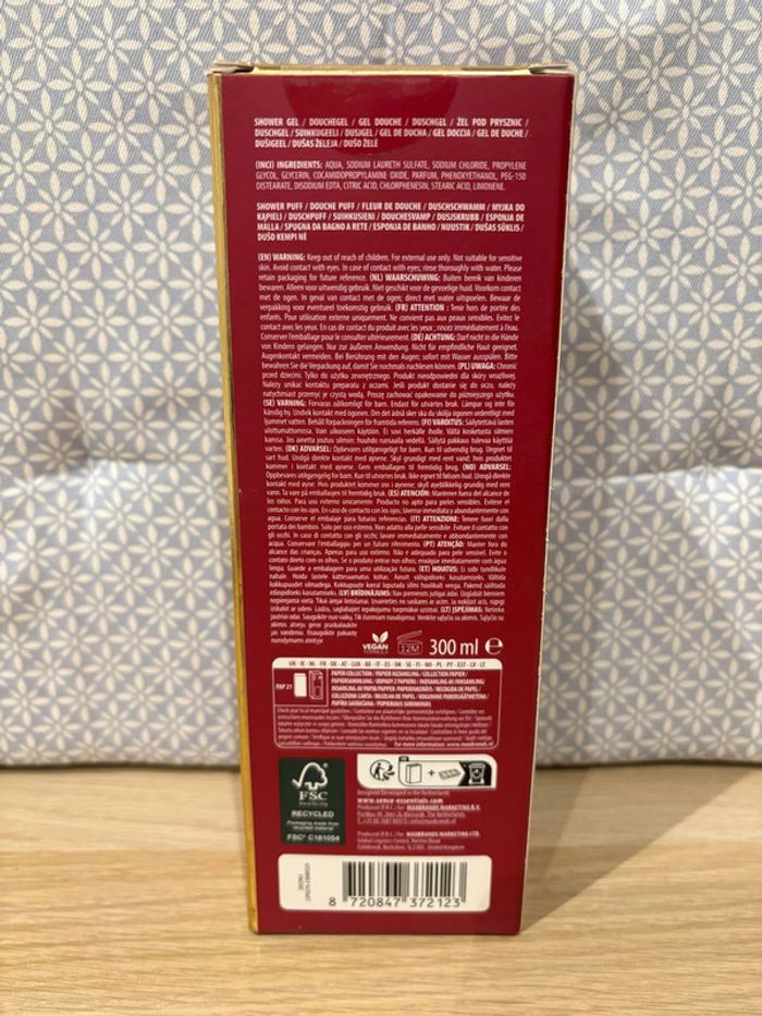 Coffret de Bain "Flûte & Champagne" Or / Rouge - photo numéro 2