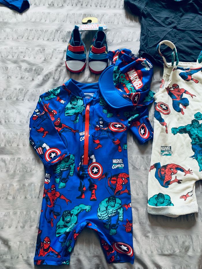 Lot vêtement bébé Marvel - photo numéro 2