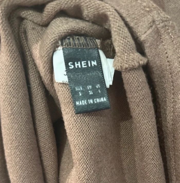 Robe d'hiver marron Shein taille S - photo numéro 3