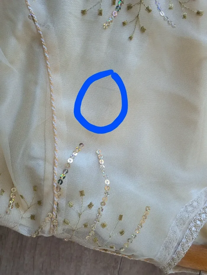 Caftan 2 pièces jaune - photo numéro 10