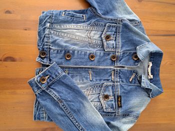 Blouson jean teddy Smith fille 3 ans