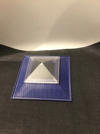 Playmobil toit carré bleu avec verrière clinique vétérinaire 4343 4344 pièces détachées