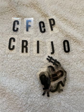 Lot lettres/chiffres et symboles cadre lumineux