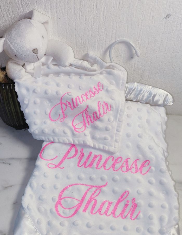 Ensemble Doudou & Couverture Personnalisable